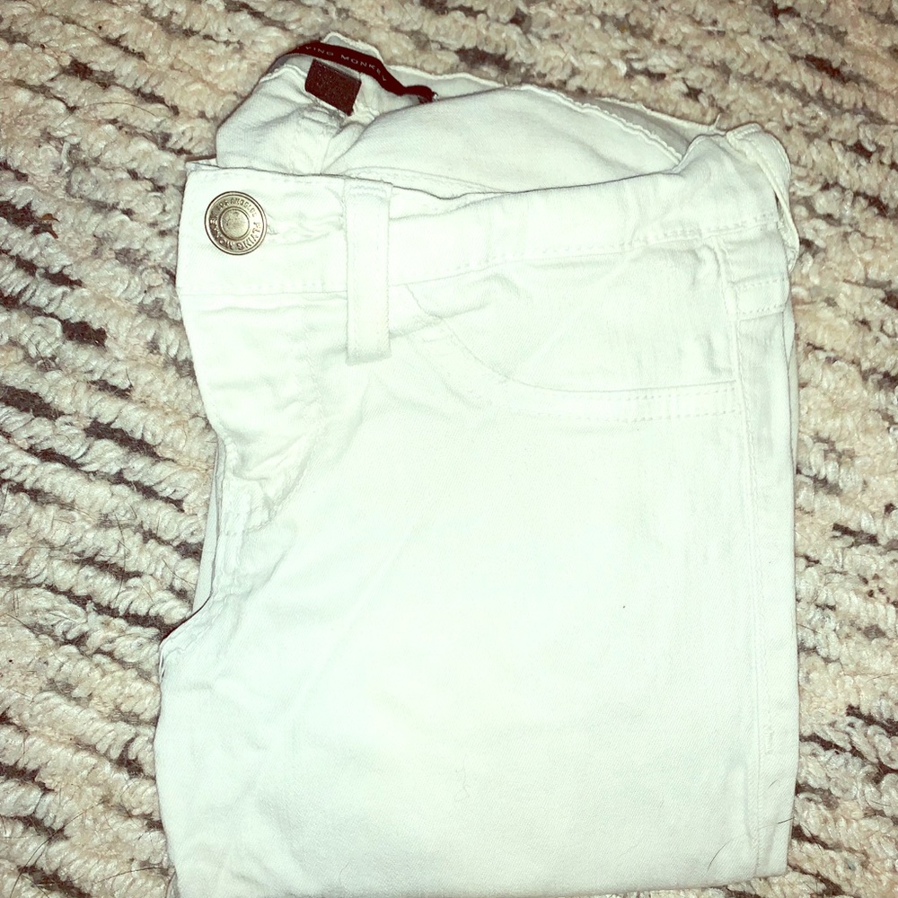 Flying Monkey White Skinny Jeans
